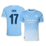 ENZO #17 Manchester City Home Match Jersey Player Version 2026/27 - minejerseys