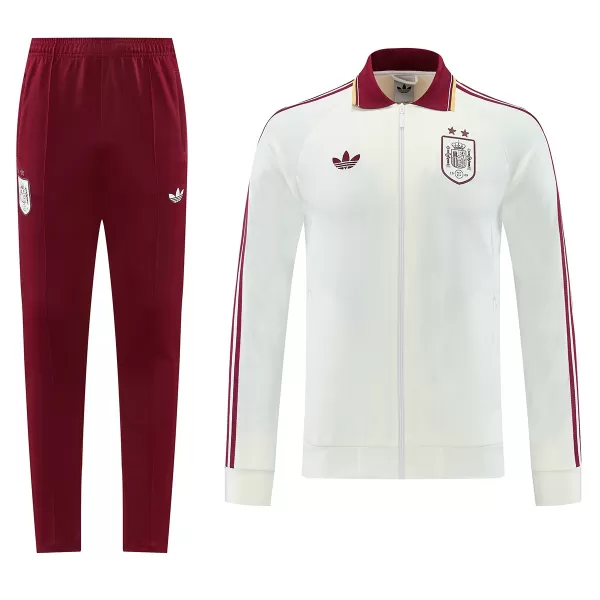 Spain Training Tracksuit Kit(Jacket+Pants) White 2026 - minejerseys