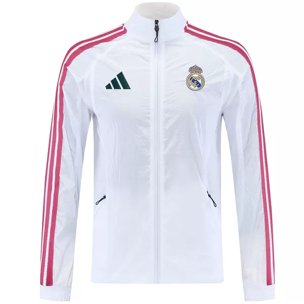 Real Madrid Windbreaker Jacket White 2026/27 - minejerseys