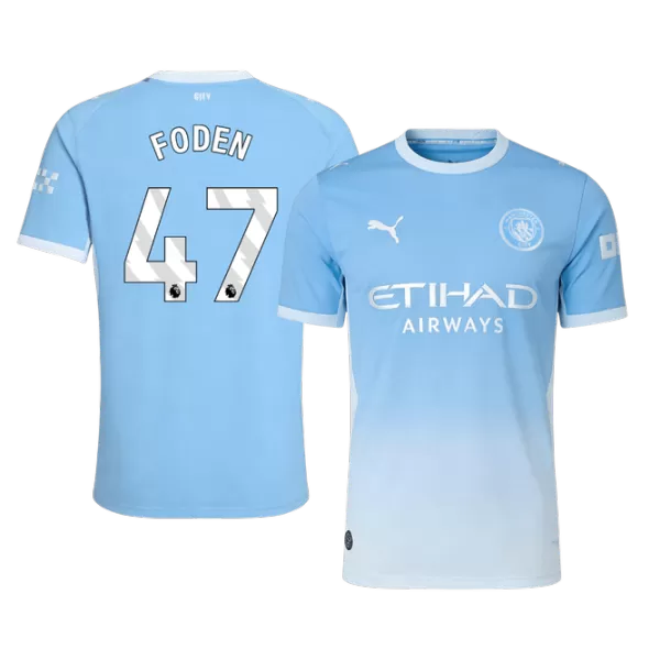 FODEN #47 Manchester City Home Match Jersey Player Version 2026/27 - minejerseys