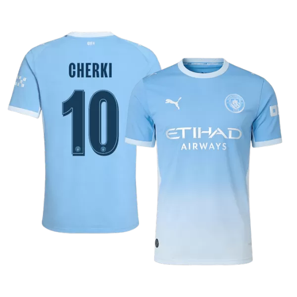 CHERKI #10 Manchester City Home Match Jersey Player Version 2026/27 - minejerseys