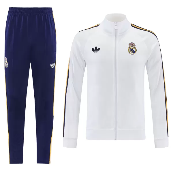 Real Madrid Training Tracksuit Kit(Jacket+Pants) White 2026/27 - minejerseys