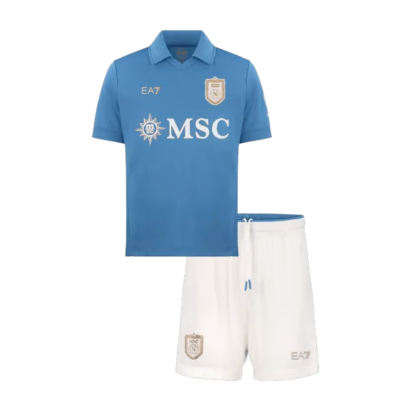 Kids Napoli Home Jersey Kit 2026/27 - minejerseys