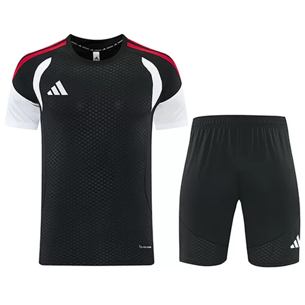 Customize Team Jersey Kit(Shirt+Short) Black AD12 - minejerseys