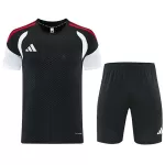 Customize Team Jersey Kit(Shirt+Short) Black AD12 - minejerseys