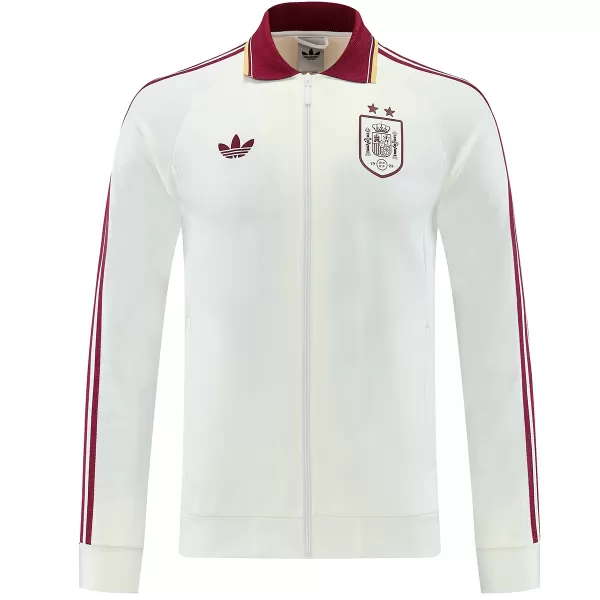 Spain Anthem Jacket White 2026 - minejerseys