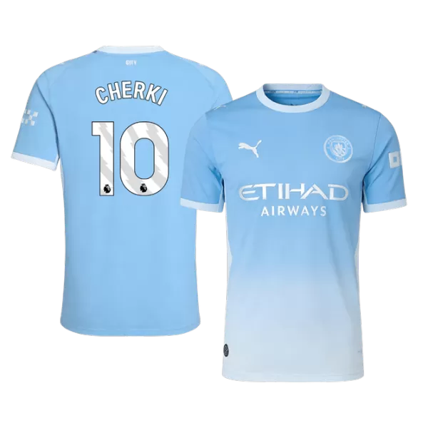 CHERKI #10 Manchester City Home Match Jersey Player Version 2026/27 - minejerseys