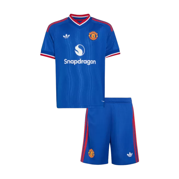 Kids Manchester United Away Match Jersey Kit Player Version 2026/27 - minejerseys