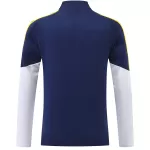 Kids Real Madrid 1/4 Zipper Sweat Kit(Top+Pants) Navy 2026/27 - minejerseys