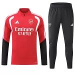 Kids Arsenal 1/4 Zipper Sweat Kit(Top+Pants) Red 2026/27 - minejerseys