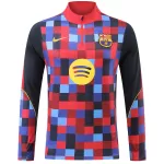 Kids Barcelona 1/4 Zipper Sweat Kit(Top+Pants) Colour 2026/27 - minejerseys