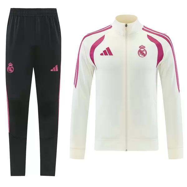 Real Madrid Training Tracksuit Kit(Jacket+Pants) White 2026/27 - minejerseys