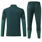 Real Madrid 1/4 Zipper Sweat Kit(Top+Pants) Green 2026/27 - minejerseys
