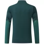 Kids Real Madrid 1/4 Zipper Sweat Kit(Top+Pants) Green 2026/27 - minejerseys
