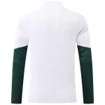 Kids Real Madrid 1/4 Zipper Sweat Kit(Top+Pants) White 2026/27 - minejerseys