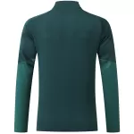 Real Madrid 1/4 Zipper Sweat Kit(Top+Pants) Green 2026/27 - minejerseys