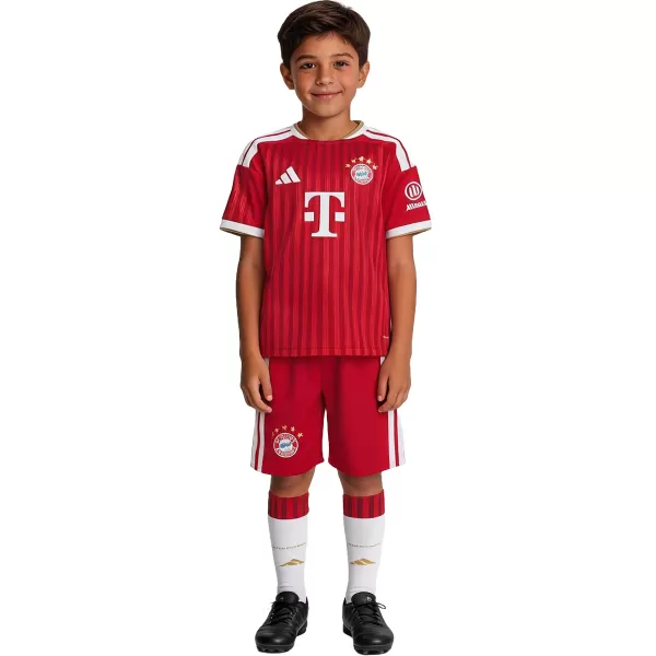 Kids Bayern Munich Home Jersey Full Kit 2026/27 - minejerseys