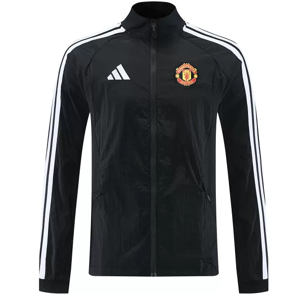 Manchester United Windbreaker Jacket Black 2026/27 - minejerseys