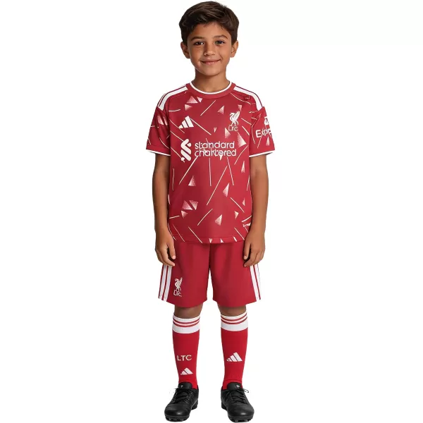 Kids Liverpool Home Jersey Full Kit 2026/27 - [Super Replica] - minejerseys