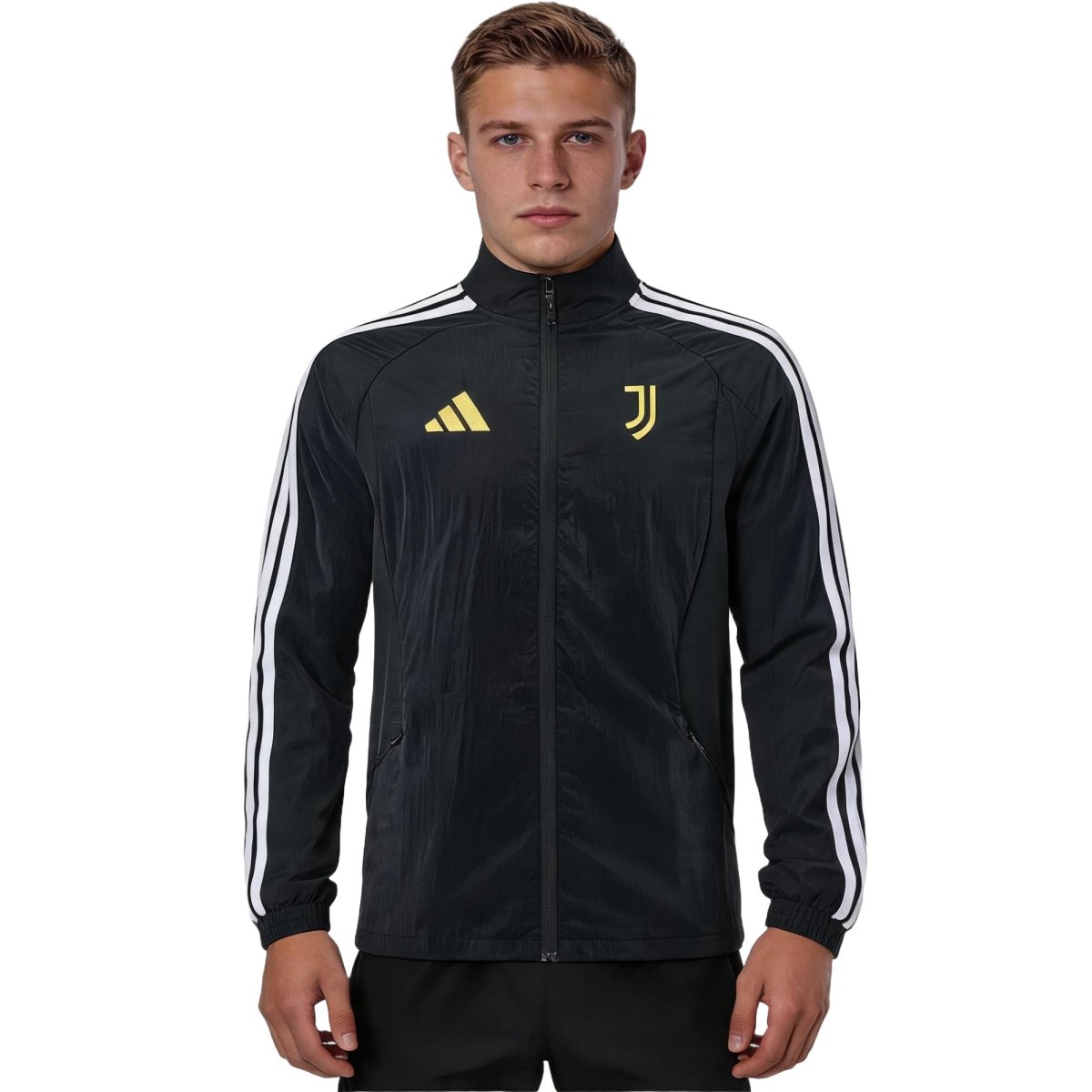 Juventus Windbreaker Jacket Black 2026/27 | MineJerseys