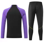 Kids Barcelona 1/4 Zipper Sweat Kit(Top+Pants) Black 2026/27 - minejerseys
