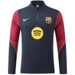 Barcelona 1/4 Zipper Sweat Kit(Top+Pants) Navy 2026/27 - minejerseys