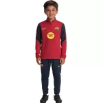 Kids Barcelona 1/4 Zipper Sweat Kit(Top+Pants) Red 2026/27 - minejerseys