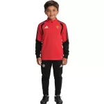 Kids Manchester United 1/4 Zipper Sweat Kit(Top+Pants) Red 2026/27 - minejerseys