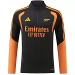 Arsenal 1/4 Zipper Sweat Kit(Top+Pants) Black 2026/27 - minejerseys