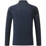 Kids Barcelona 1/4 Zipper Sweat Kit(Top+Pants) Navy 2026/27 - minejerseys