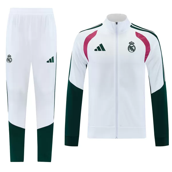 Real Madrid Training Tracksuit Kit(Jacket+Pants) White 2026/27 - minejerseys