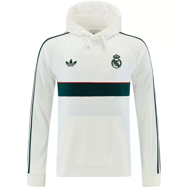 Real Madrid Hoodie Sweat White 2026/27 - minejerseys