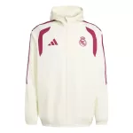 Real Madrid Hoodie Windbreaker Jacket White 2026/27 - minejerseys
