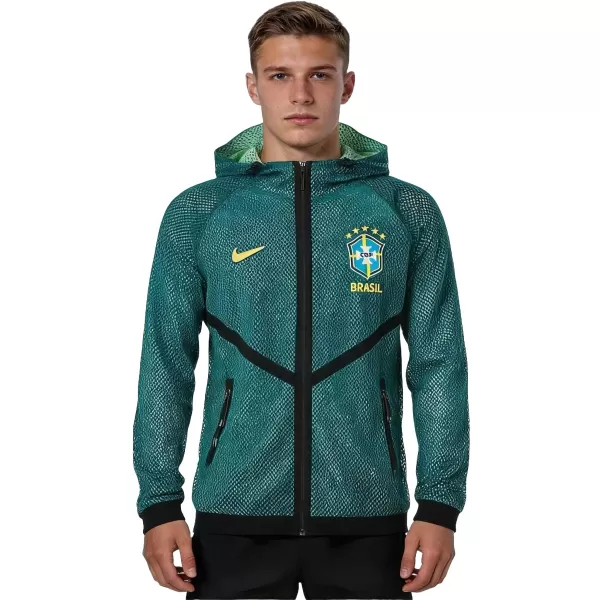 Brazil Hoodie Jacket Green 2026 - minejerseys