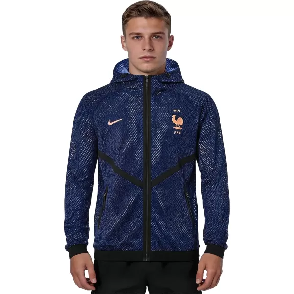 France Hoodie Jacket Navy 2026 - minejerseys