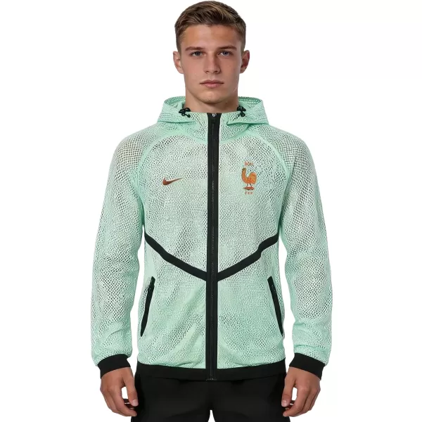 France Hoodie Jacket Green 2026 - minejerseys