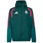 Real Madrid Hoodie Windbreaker Jacket Green 2026/27 - minejerseys