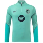 Barcelona 1/4 Zipper Sweat Kit(Top+Pants) Green 2026/27 - minejerseys