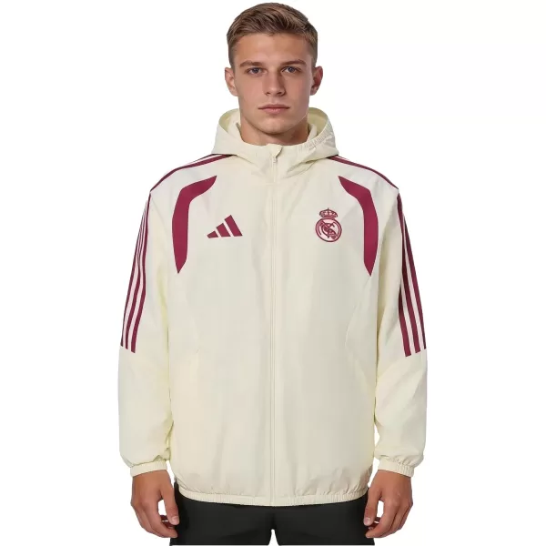 Real Madrid Hoodie Windbreaker Jacket White 2026/27 - minejerseys