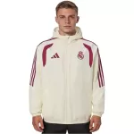 Real Madrid Hoodie Windbreaker Jacket White 2026/27 - minejerseys