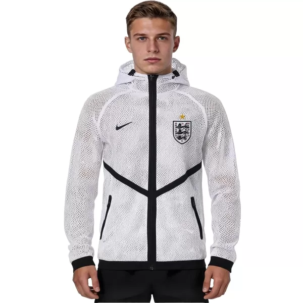 England Hoodie Jacket White 2026 - minejerseys