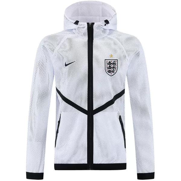 England Hoodie Jacket White 2026 - minejerseys