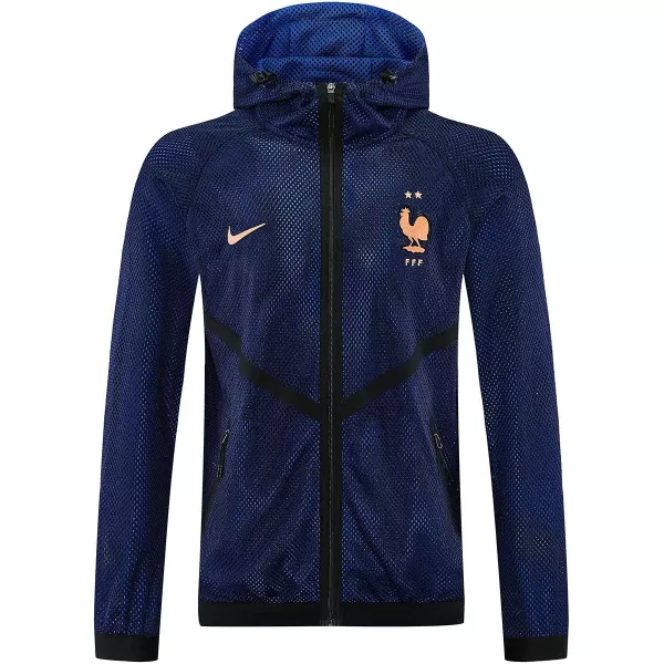 France Hoodie Jacket Navy 2026 - minejerseys