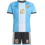 Messi #10 Kids Argentina x Messi Farewell Anniversary Jersey Kit 2026 - minejerseys