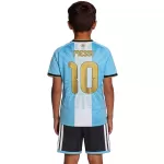 Messi #10 Kids Argentina x Messi Farewell Anniversary Jersey Kit 2026 - minejerseys