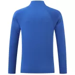 Kids Chelsea 1/4 Zipper Sweat Kit(Top+Pants) Blue 2026/27 - minejerseys