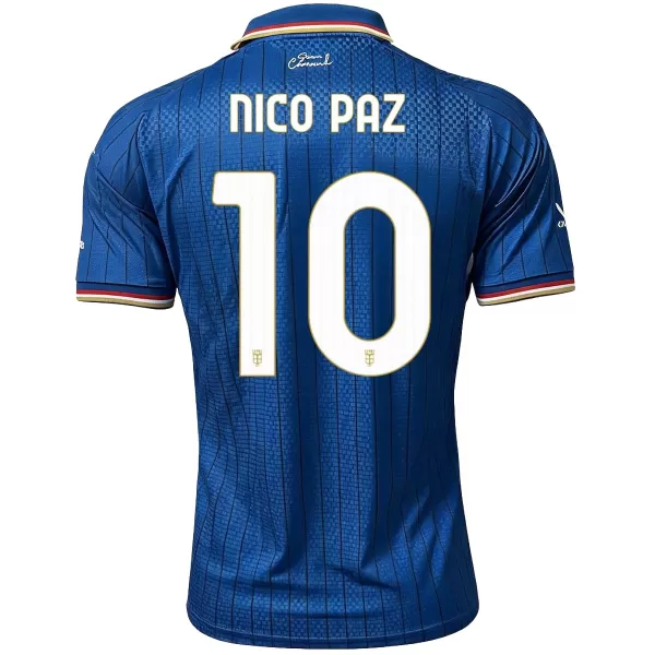 Nico Paz #10 Como 1907 Home Match Jersey Player Version 2026/27 - minejerseys