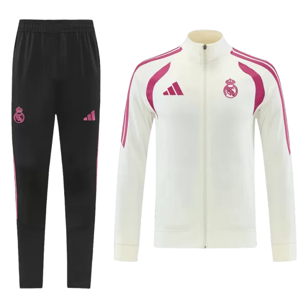 Real Madrid Training Tracksuit Kit(Jacket+Pants) White 2026/27 - minejerseys