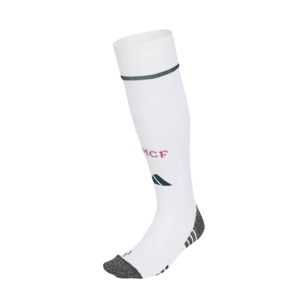 Kids Real Madrid Home Soccer Socks - White 2026/27 - minejerseys