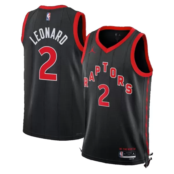 Unisex Toronto Raptors Kawhi Leonard #2 Black Swingman Jersey - Statement Edition - minejerseys